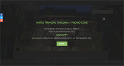 Desktop Screenshot of hotelprincipetorlonia.com