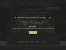 Tablet Screenshot of hotelprincipetorlonia.com